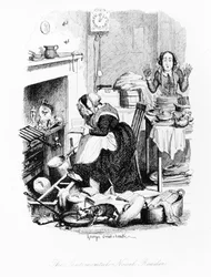 Il lettore di romanzi sentimentali, illustrazione da 